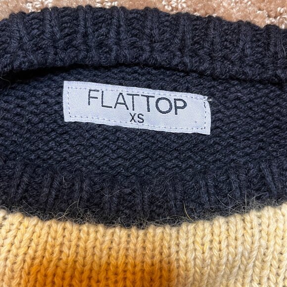 VTG FlatTop Y2K 80s Rhinestone Sweater XS Sixteen Candles 90s Black Angora Blend - Picture 6 of 9